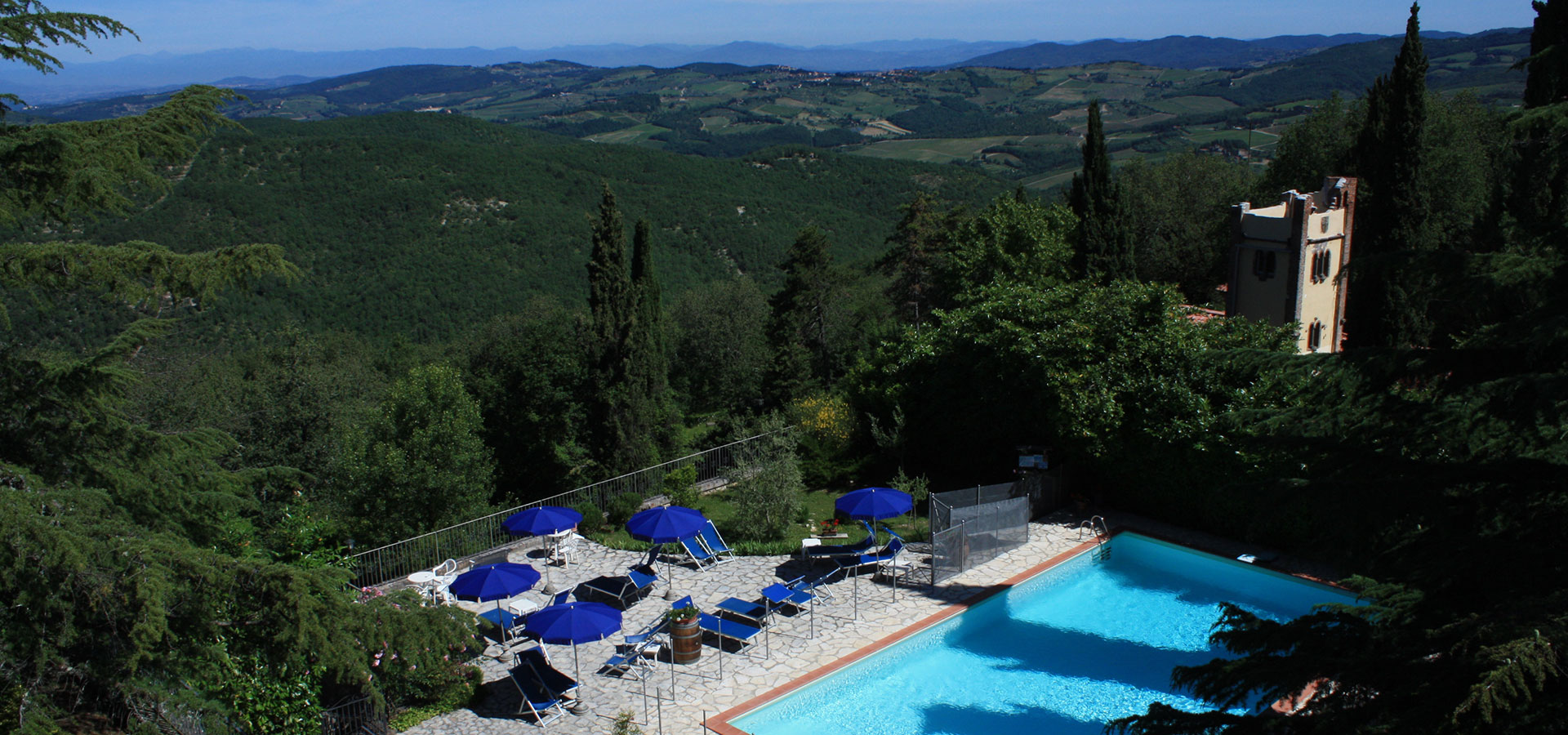 Chianti Bed and Breakfast mit Pool Toskana Ferienwohnung Zimmer
