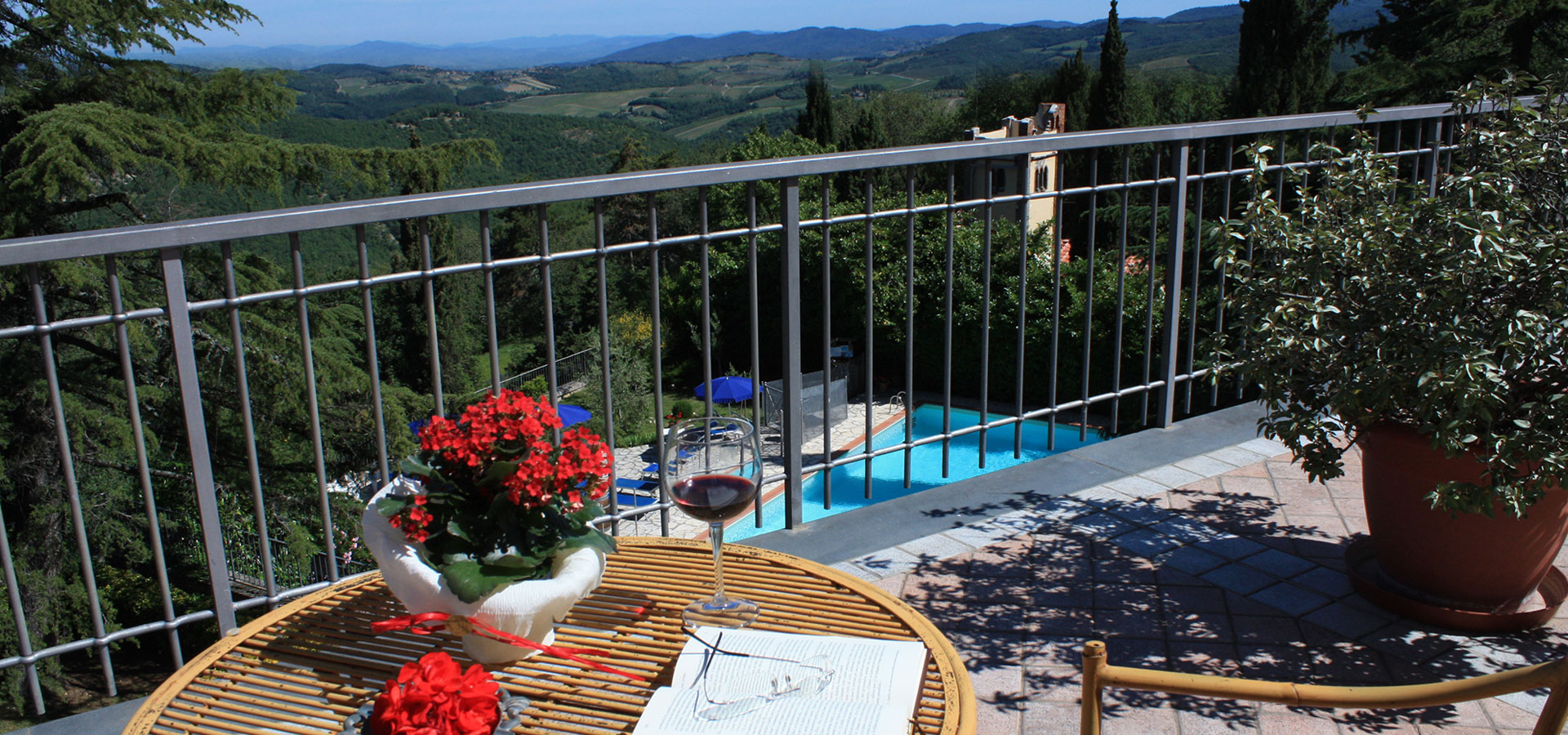 Bed and Breakfast Chianti con piscina camere appartamento Toscana